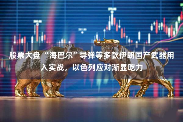 股票大盘 “海巴尔”导弹等多款伊朗国产武器用入实战，以色列应对渐显吃力