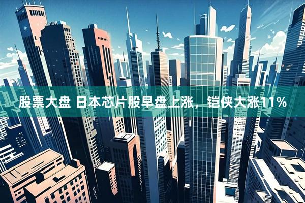 股票大盘 日本芯片股早盘上涨，铠侠大涨11%